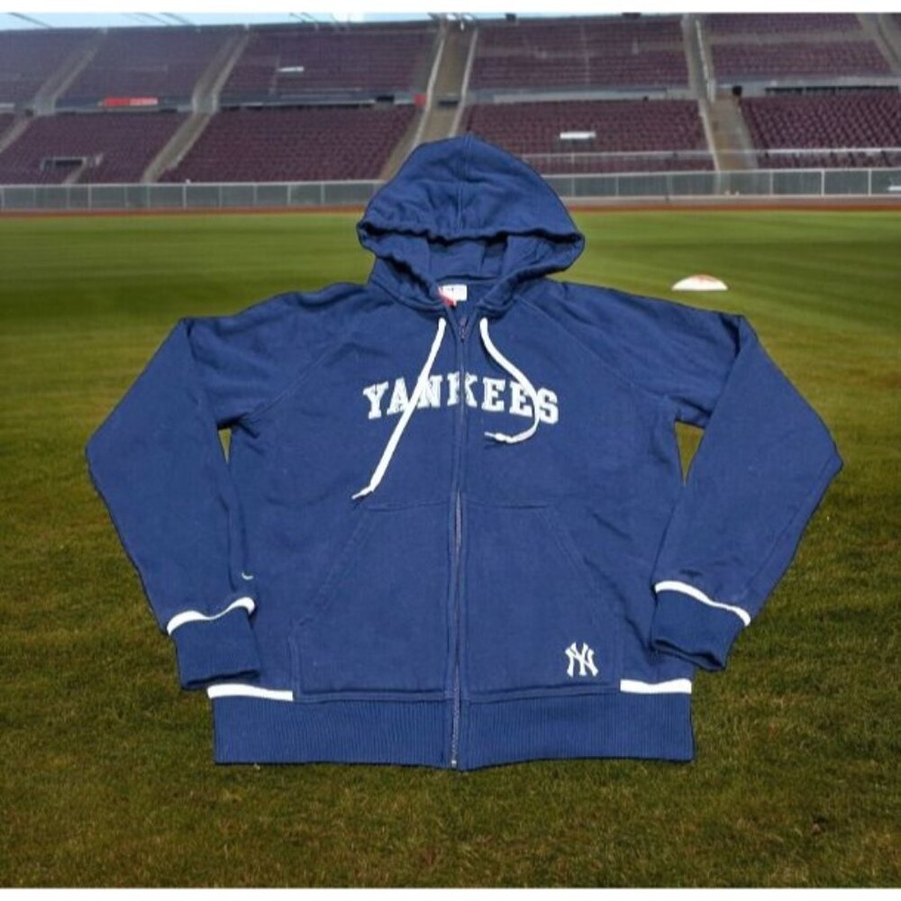 Nike New York Yankees MLB Baseball Hoodie Full Zip Sweatshirt Medium Jacket